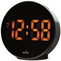Acctim 15853 Circulo Black USB powered alarm clock