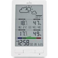 Acctim Skyler 6 in 1 Barometric Weather Station with Outdoor Sensor White