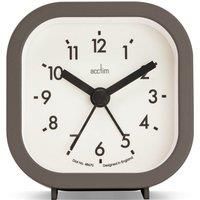 Acctim Robyn Mini Bedside Alarm Clock Grey