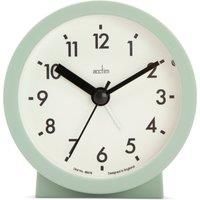 Acctim Gaby Small Analogue Contemporary Beside Alarm Clock Mocha