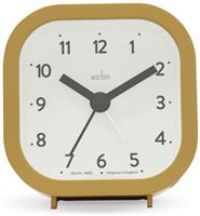 Acctim Remi Analogue Alarm Clock - Mustard