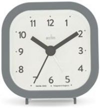 Acctim Remi Analogue Alarm Clock - Grey