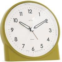 Acctim Arlo Non-Ticking Sweep Luminous Tipped Hands Analogue Backlight Alarm Clock (Heathland)