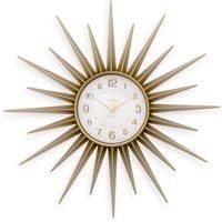 Acctim Stella 43cm Retro Sunburst Wall Clock For Home or Office