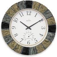 Acctim 22427 Bowfell Slate Effect Indoor/Outdoor Wall Clock