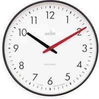 Acctim Riley Retro Wall Clock, black