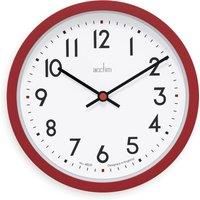 Acctim Elstow Small Kitchen Wall Clock Quartz Retro Style Clay 20cm