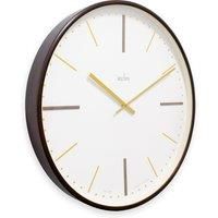 Acctim /'Knoll/' 53cm Modern Dark Wood Minimalist Wall Clock