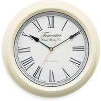 Towcester Clock Works Co. Acctim 26702 Redbourn Wall Clock, Cream, 30 cm l x 30 cm w