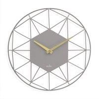 Acctim 29577 Alva quartz wall clock with Grey Owl surround