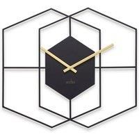 Acctim Clocks Addison Large Matt Black Wall Clock