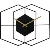 Acctim Addison Geometric Wire Wall Clock - Gold