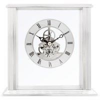 Acctim Analog Metal Quartz in Silver Silver 15.2cm H X 15.6cm W X 6.7cm D