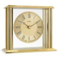 Acctim Clocks  Gold Finish Quartz Battery Mantle Clock Welwyn 36358, DAMAGED BOX