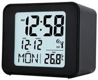 Acctim 71893 Cole Radio Controlled Alarm Clock in Black