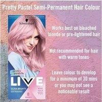 Live Pretty Pastels Semi-permanent Blue Hair Dye, Lasts Up To 8 Washes, Denim Steel, 1 Count (Pack of 1)