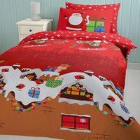 Catherine Lansfield Santas Christmas Presents Duvet Set