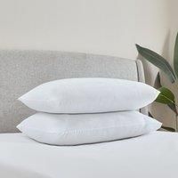 Catherine Lansfield Touch of Down Pair of Pillows, White, BD/37901/W/MPWP2/WH