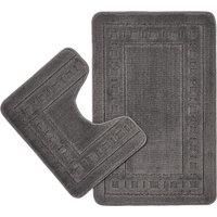 Catherine Lansfield Armoni Bath Set Grey