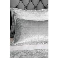 Catherine Lansfield Crushed Velvet Pillowshams