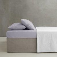 Catherine Lansfield Easy Iron Percale Combed Extra Deep King Fitted Sheet Lilac