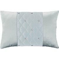 Catherine Lansfield Sequin Cluster Duck Egg Duvet Set Reversible Bedding Curtain