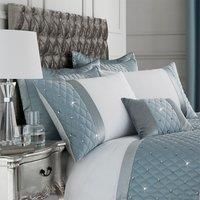 Catherine Lansfield Sequin Cluster Pillowsham Pair Duck egg