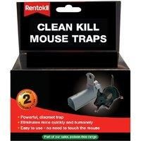 Rentokil FC100 Clean Kill Mouse Traps