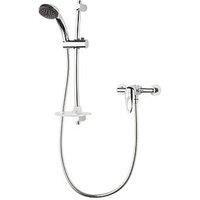 Triton Kaho Rear-Fed Exposed Chrome Shower Flexible (39122)