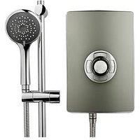 Triton Collection 2 Shower Unit 9.5kW Gun Metal Effect