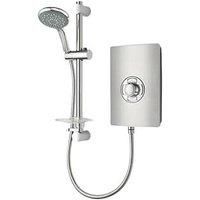 Triton Showers RECOL209BRSTL Collection II Contemporary Electric Shower, Brushed Steel, 9.5 KW