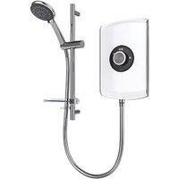 Triton Showers REAMO8GSWHT Amore Slender Electric Shower, White Gloss, 8.5 KW