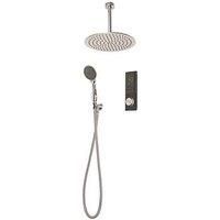 Triton Home Pumped Digital Exposed Thermostatic Mixer Shower 300mm Ceiling Rose