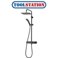 Triton Push Button Mixer Shower Black