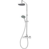 Triton Leona Rear-Fed Exposed Chrome Thermostatic Bar Diverter Mixer Shower (783FJ)