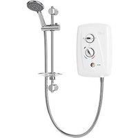 Triton T80 Easi-Fit + White / Chrome 7.5kW Electric Shower (618HF)