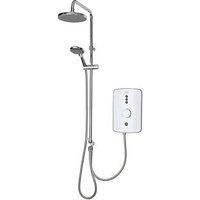 Triton Amala DuElec White 9.5kW Electric Shower with Diverter (897JF)