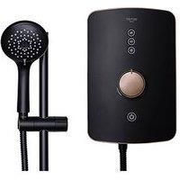 Triton Amala Metallic 9.5kW Brushed Copper Electric Shower Matt Black Finish