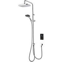 Triton ENVi Matt Silver Dual Outlet Thermostatic Electric Shower - 10.5kW