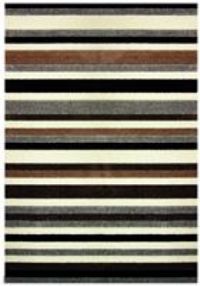Dandy by William Armes, Linea Soft Stripe Indoor Rug, Grey, 67 x 100