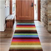 Dandy by William Armes, Linea Stripey Colourful Area Rug