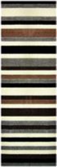Sofia Stripe Washable Runner  Natural