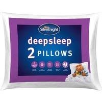 Silentnight Deep Sleep Pillow, White, Pack of 2