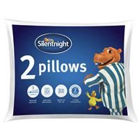 Silentnight Essentials Hypo-Allergenic Hollowfibre Rolled Pillows - Pack of 2