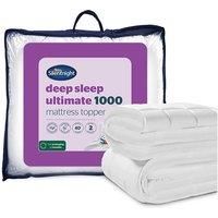 Mattress Topper Memory Foam Silentnight Double Super Soft Cover Thickness 2.5cm