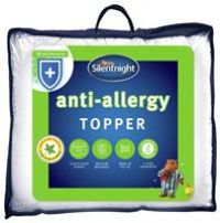 Silentnight Anti Allergy Mattress Topper - Choice of Single / Double / King.