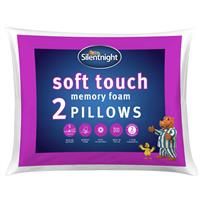 Silentnight Soft Touch Memory Foam Firm Pillow  2 Pack