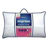 Silentnight Luxury Supportive Memory Foam Soft Impress Pillow
