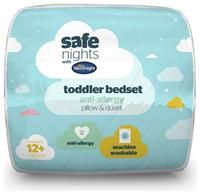 Silentnight Safe Nights Toddler Duvet and Pillow Bed Set, 4.5 Tog