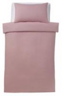 Silentnight Blush Supersoft Microfibre Button Fastening Bedding Set - Single